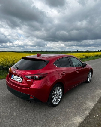 Mazda 3 cena 49500 przebieg: 124568, rok produkcji 2014 z Brzeg Dolny małe 67